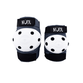 NÜDL KNEE AND ELBOW 2 PIECE PADSET - CHARCOAL